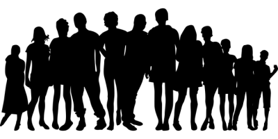 Menschen - Sillhouetten